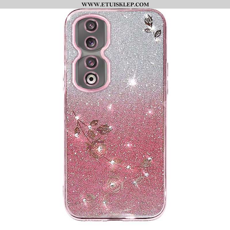 Etui do Honor 90 Pro Brokat W Kolorze Gradientowym